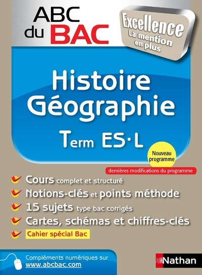 ABC du BAC Excellence Histoire-Géo Term ES-L