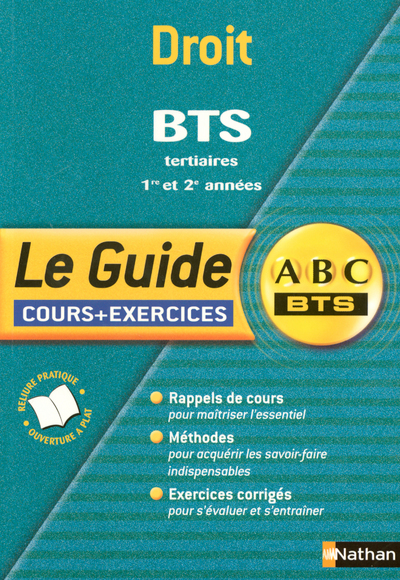 GUIDE BTS TERTIAIRE DROIT COURS + EXOS N406
