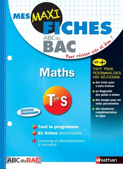 Mes MAXI Fiches Mathématiques Terminale S