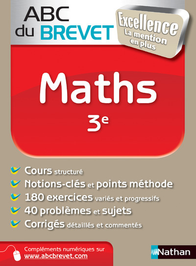 ABC DU BREVET EXCELLENCE MATHS 3E