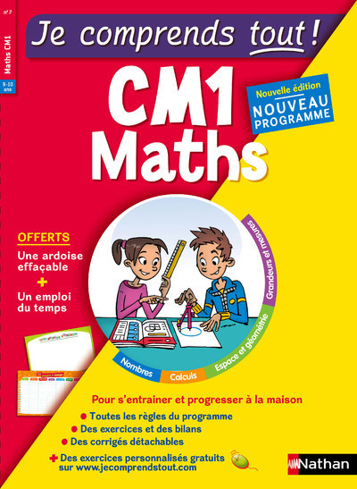 Je comprends tout - Monomatière - Mathématiques - CM1