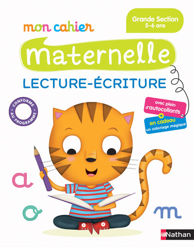 Mon Cahier Maternelle Lecture écriture GS