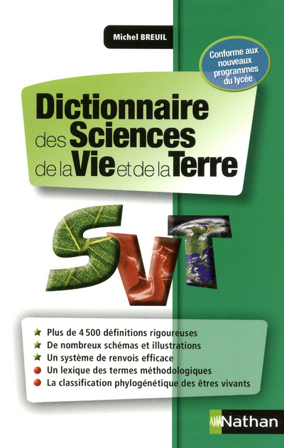 Dictionnaire Sciences et Vie de la Terre