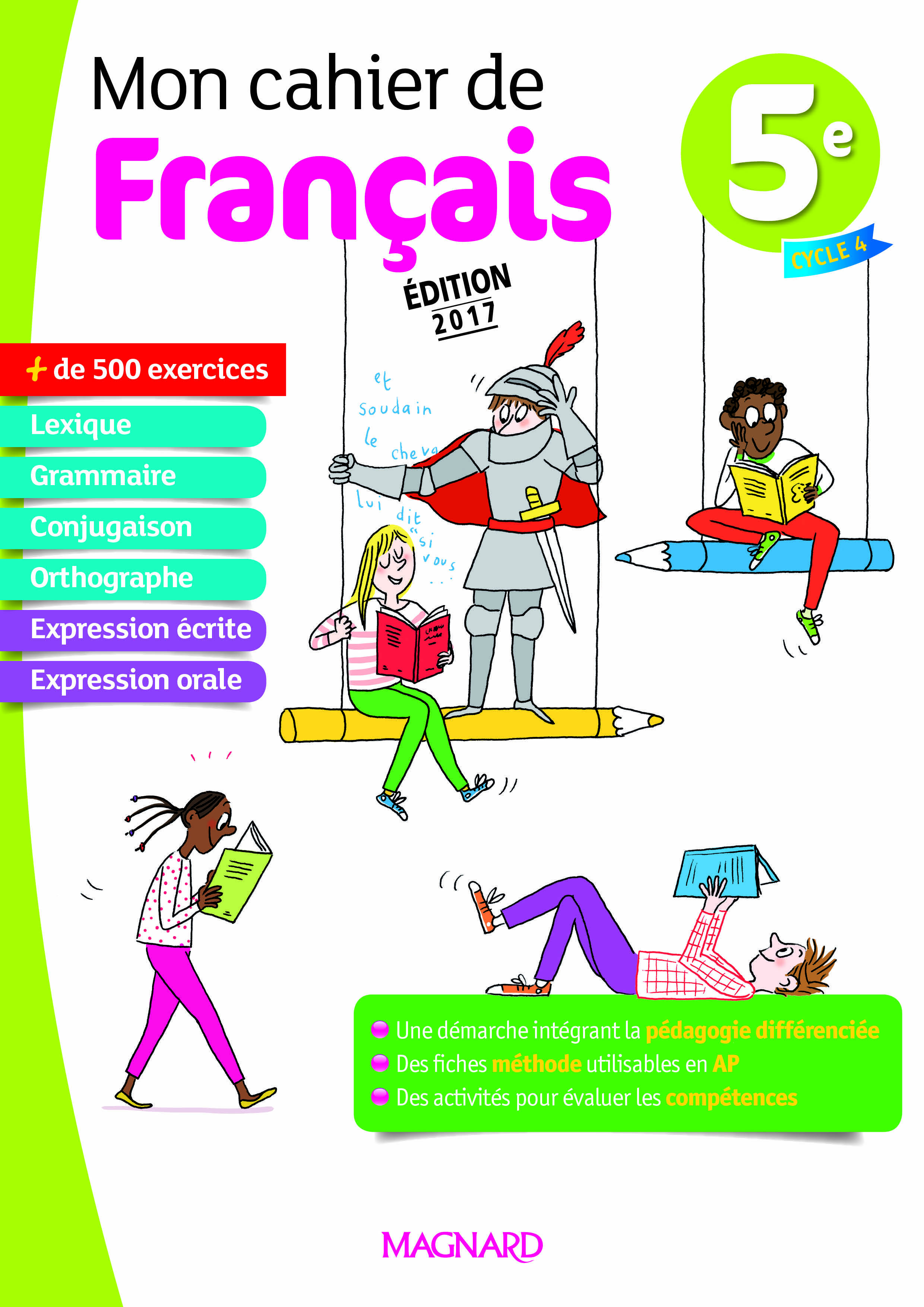 Mon cahier de français 5e (2017)