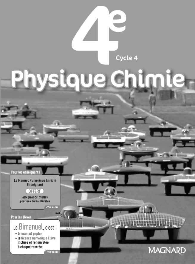 Physique-Chimie 4e (2017) - Livre du professeur