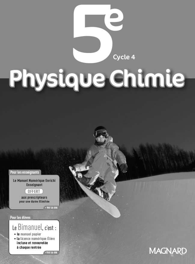 Physique-Chimie 5e (2017) - Livre du professeur