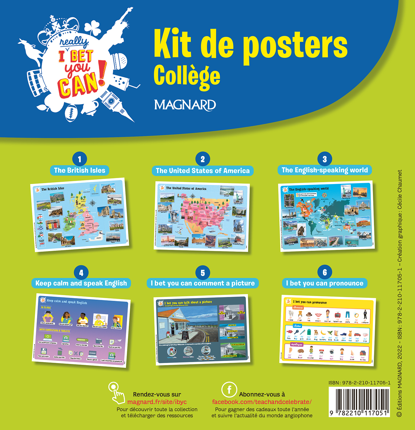 I Really Bet You Can! Anglais Collège (2022) - Kit de posters