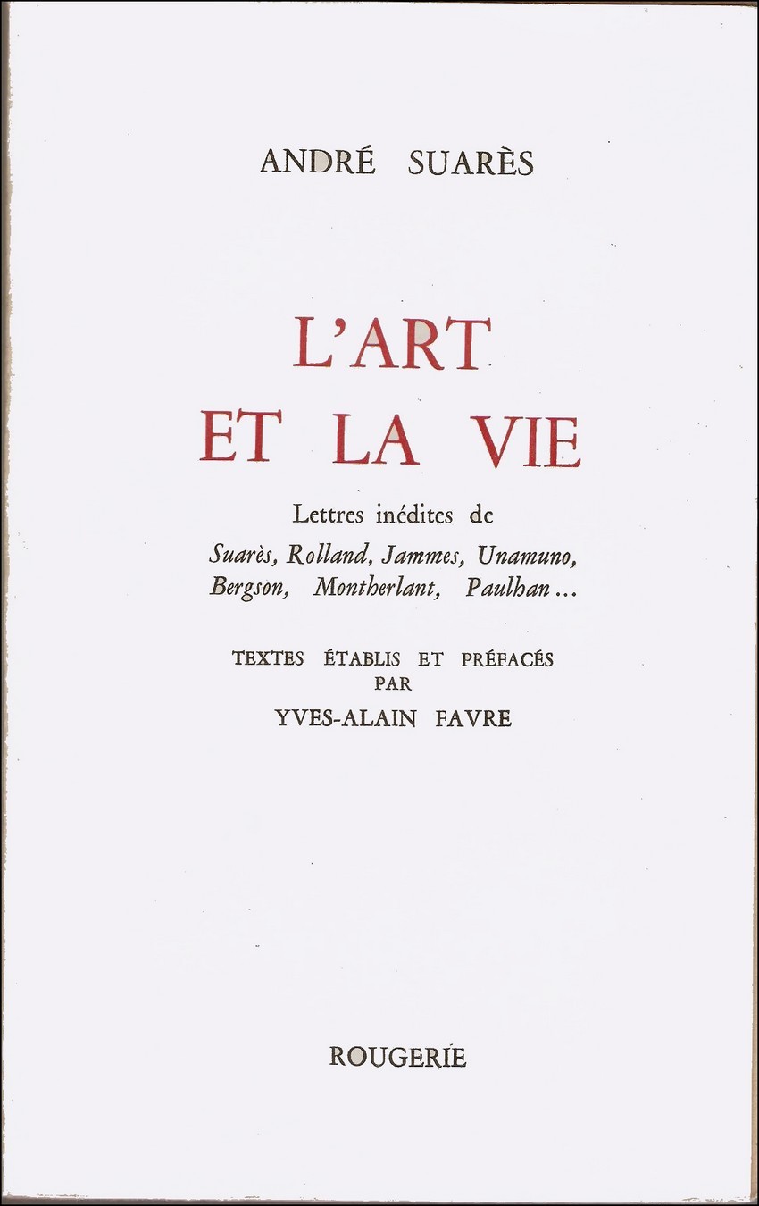 L'ART ET LA VIE