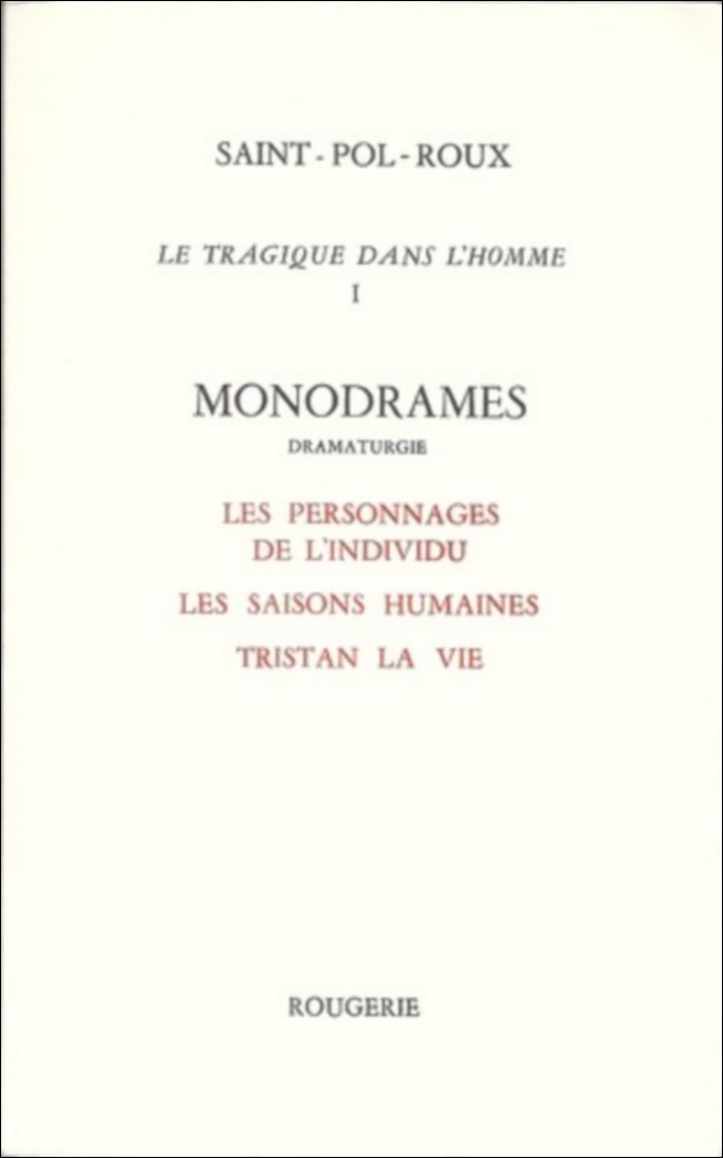 LE TRAGIQUE DE L'HOMME - Tome 1