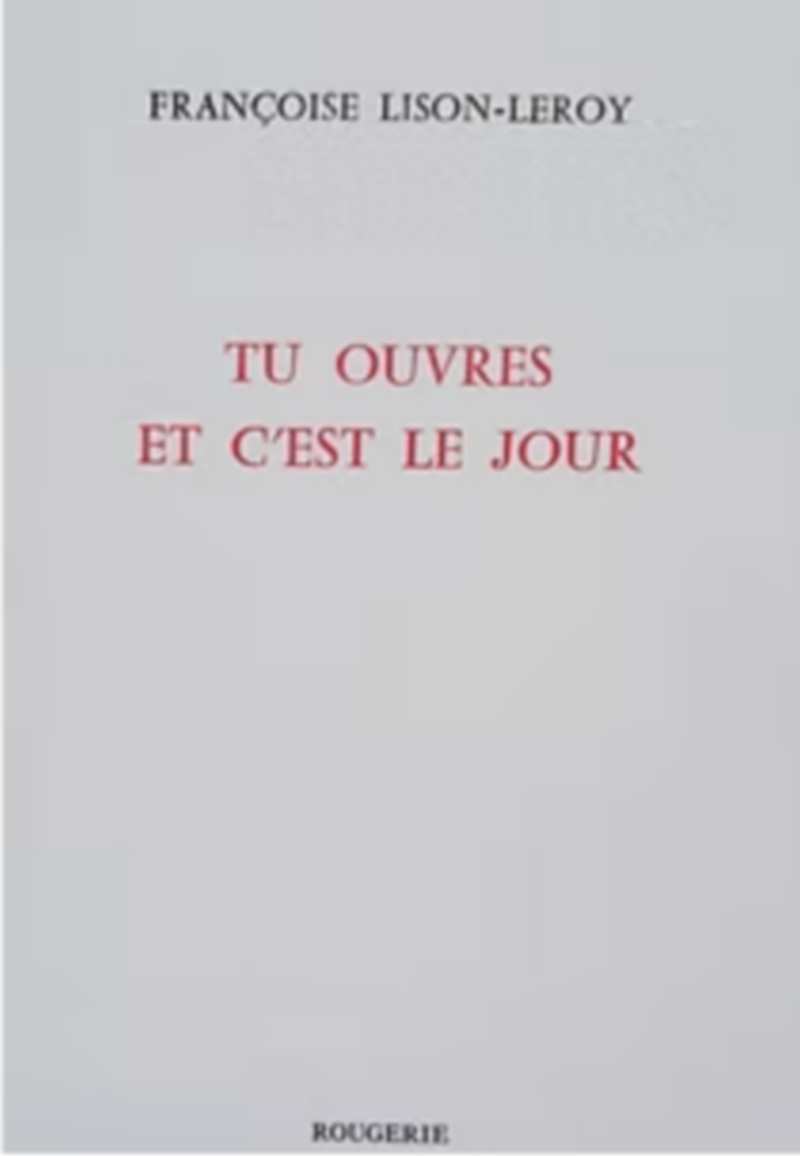 TU OUVRES ET C'EST LE JOUR