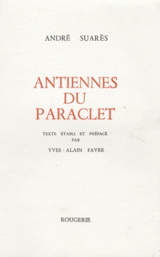 ANTIENNES DU PARACLET