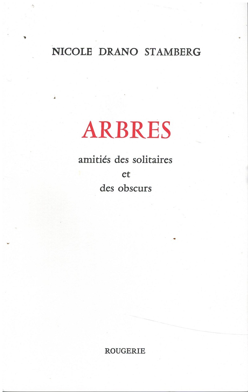 ARBRES amitiés des solitaires et des obscurs