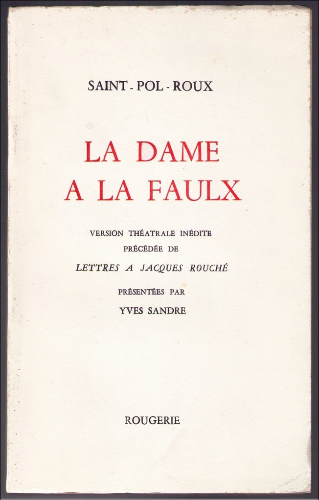 LA DAME A LA FAULX