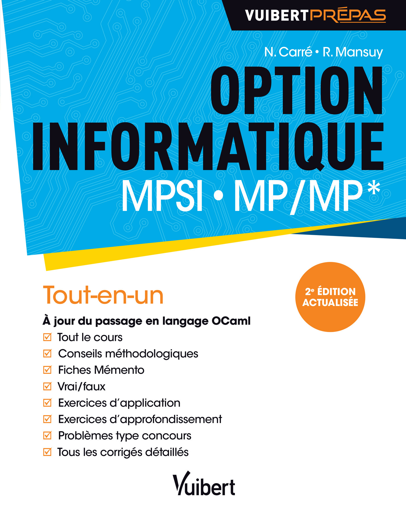 Option informatique MPSI-MP/MP* (2e édition actualisée)