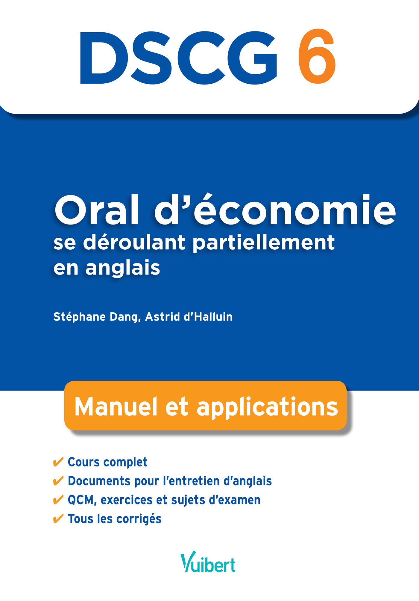 DSCG 6 Oral d'économie se déroulant partiellement en anglais