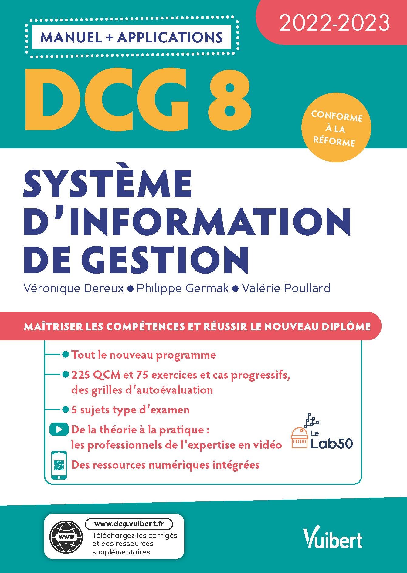 DCG 8 - Systèmes d'information de gestion : Manuel et Applications
