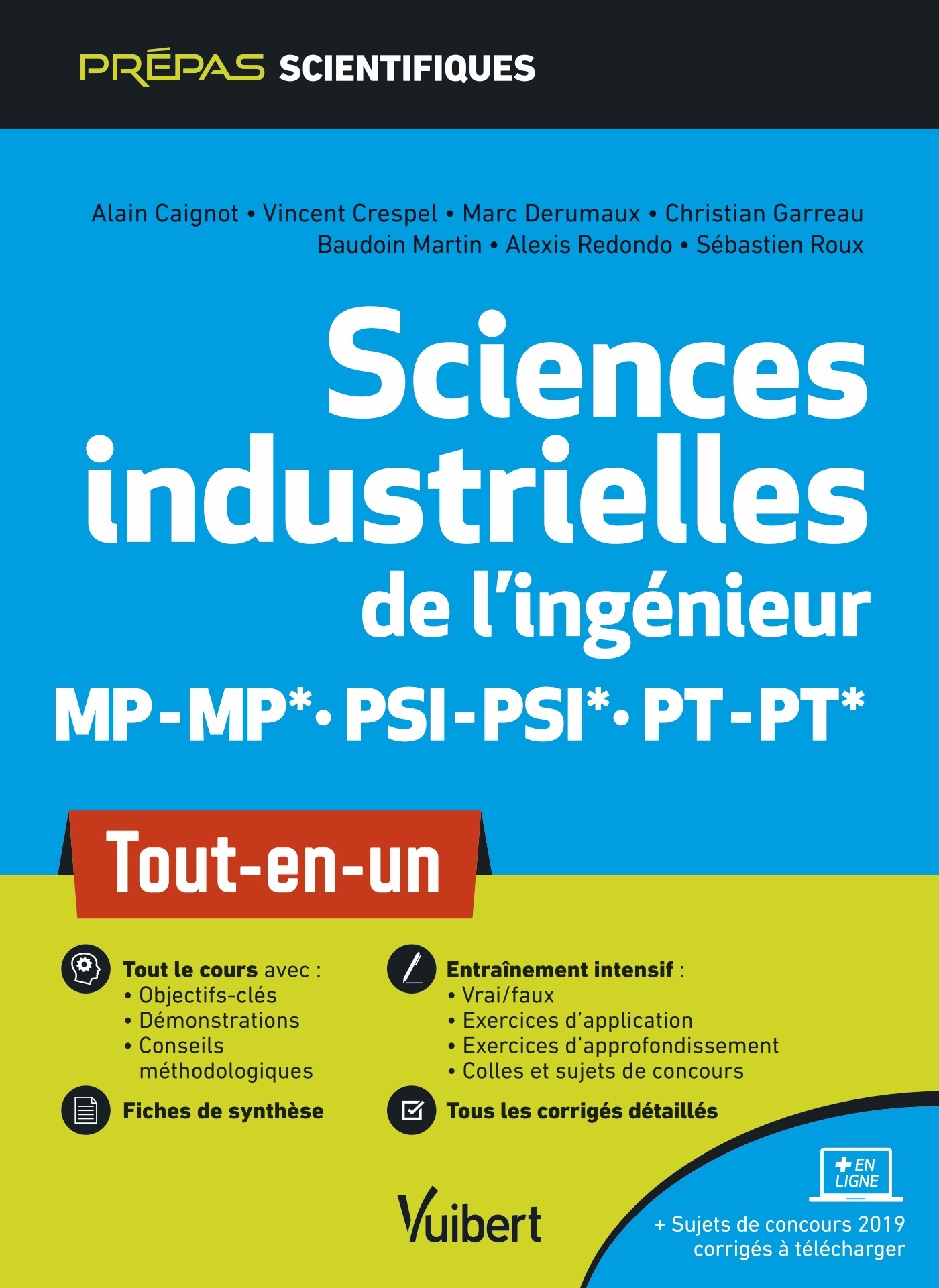 Sciences industrielles de l'ingénieur MP/MP* PSI/PSI* PT/PT* - Tout-en-un
