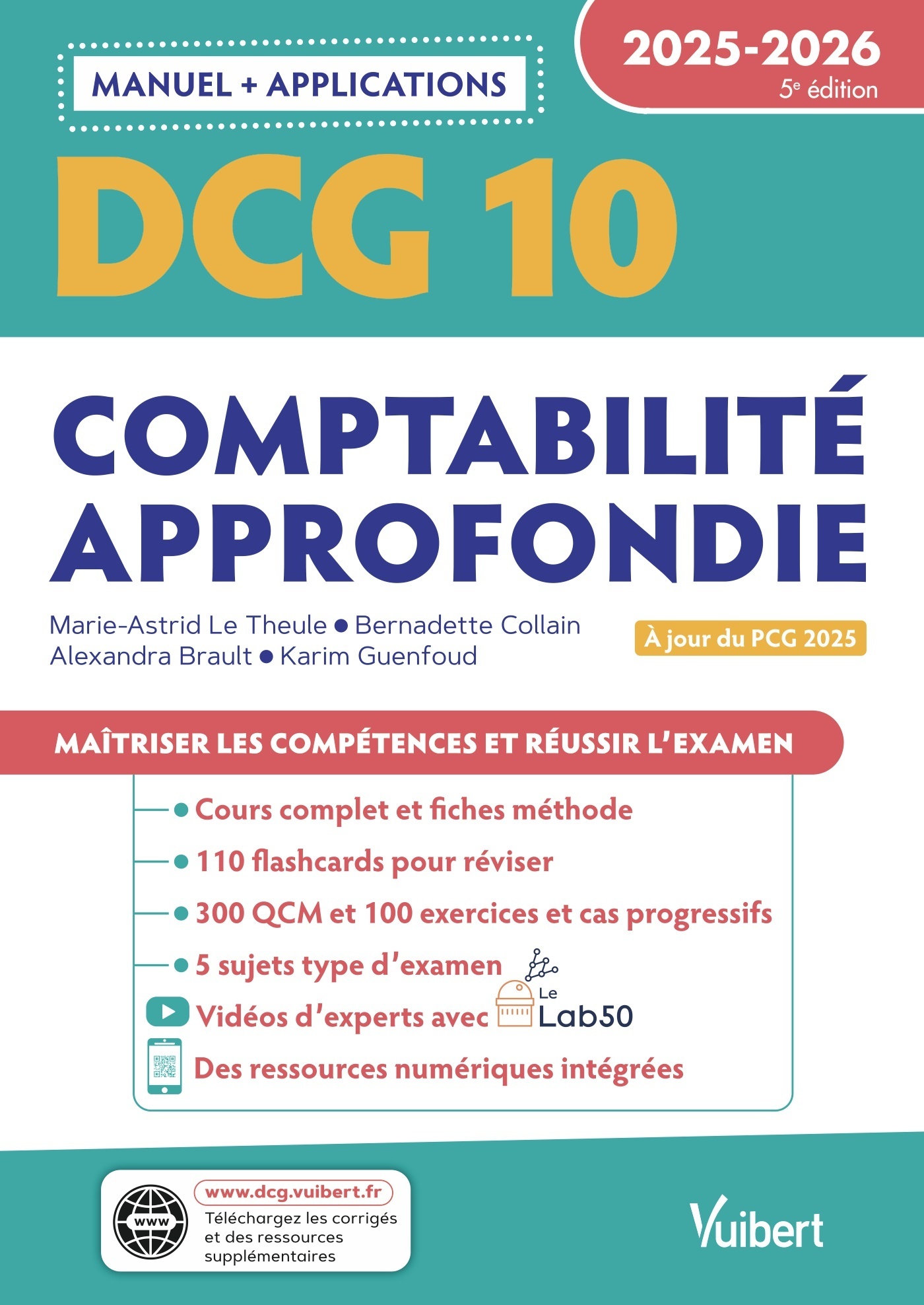 DCG 10 - Comptabilité approfondie : Manuel et Applications 2025-2026