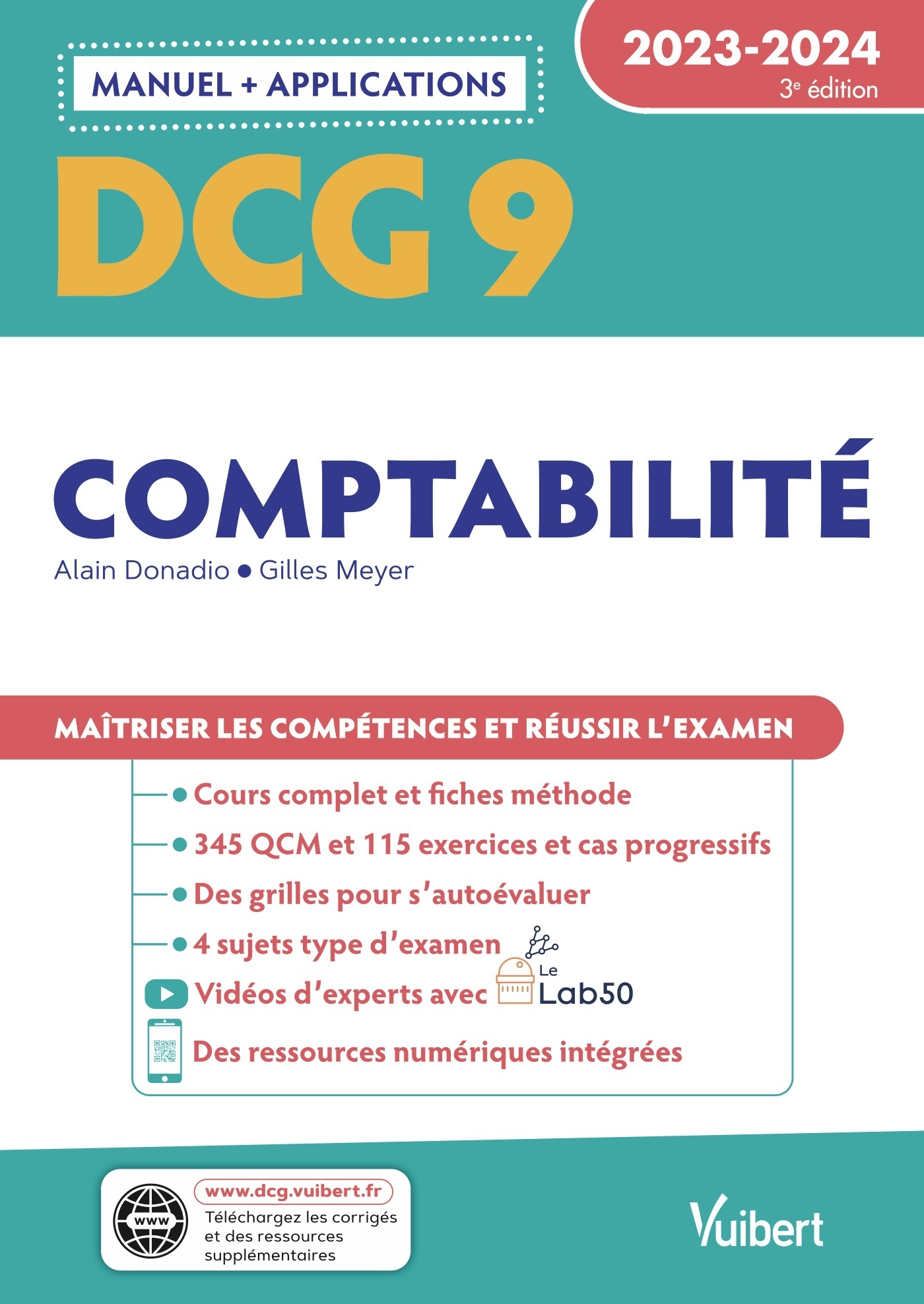DCG 9 - Comptabilité : Manuel et Applications 2023-2024