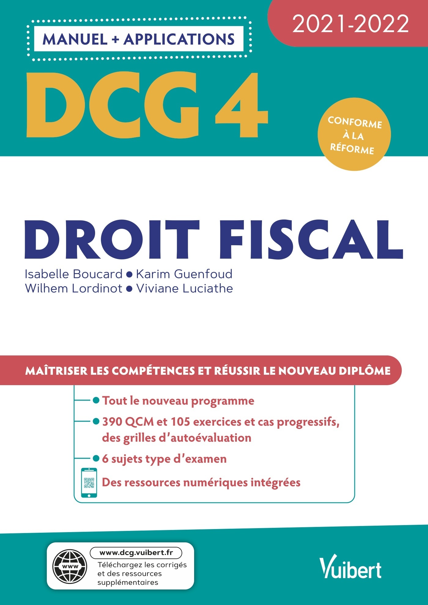DCG 4 - Droit fiscal : Manuel et Applications 2021-2022