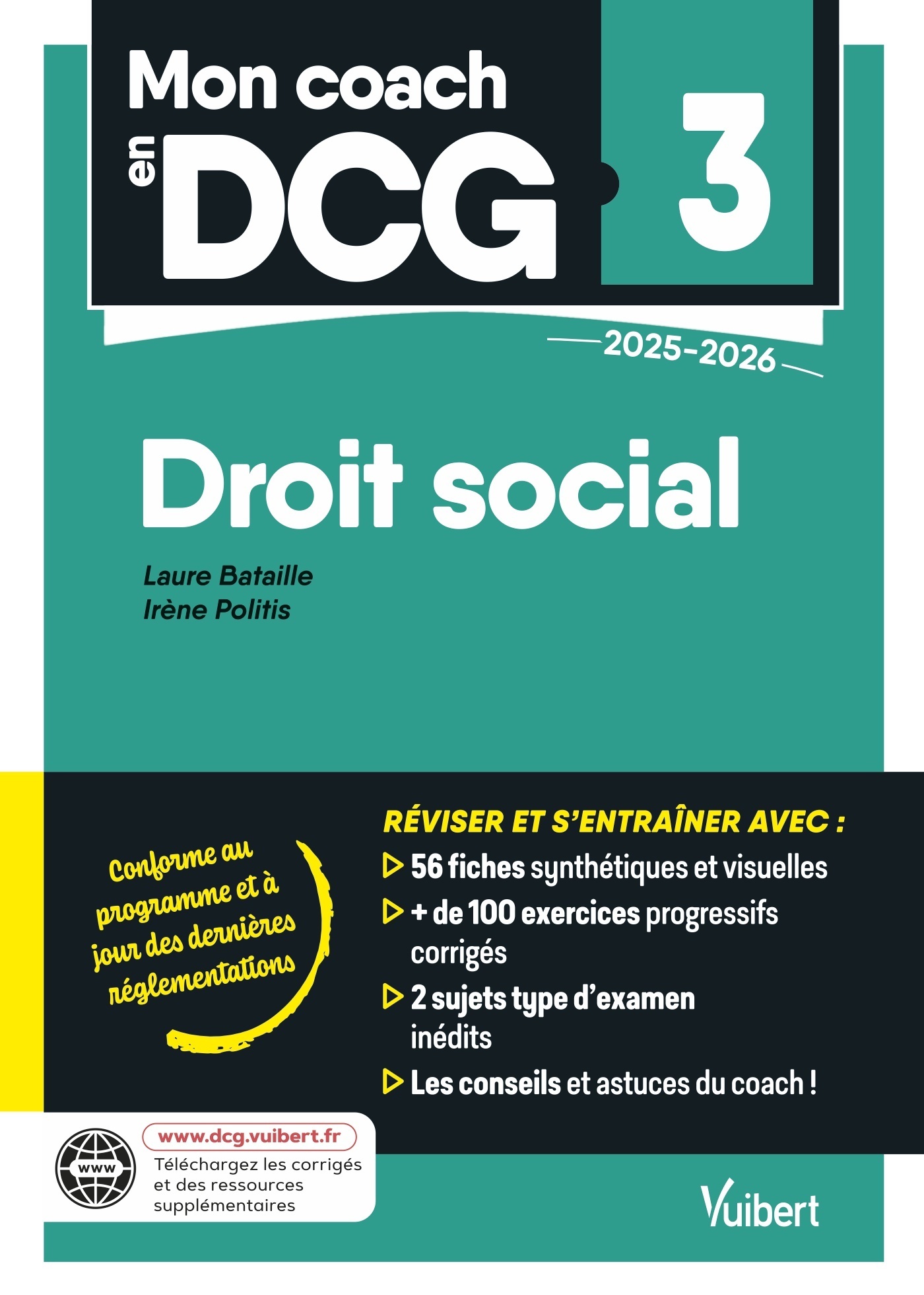 Mon coach en DCG 3 : Droit social 2025-2026