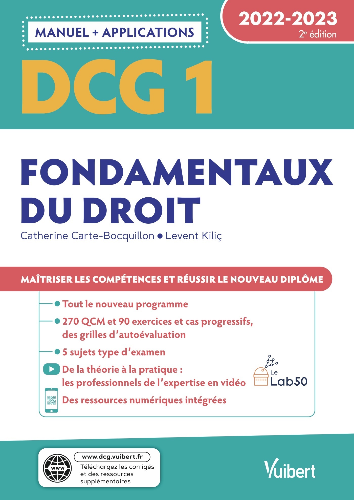 DCG 1 - Fondamentaux du droit : Manuel et Applications 2022-2023