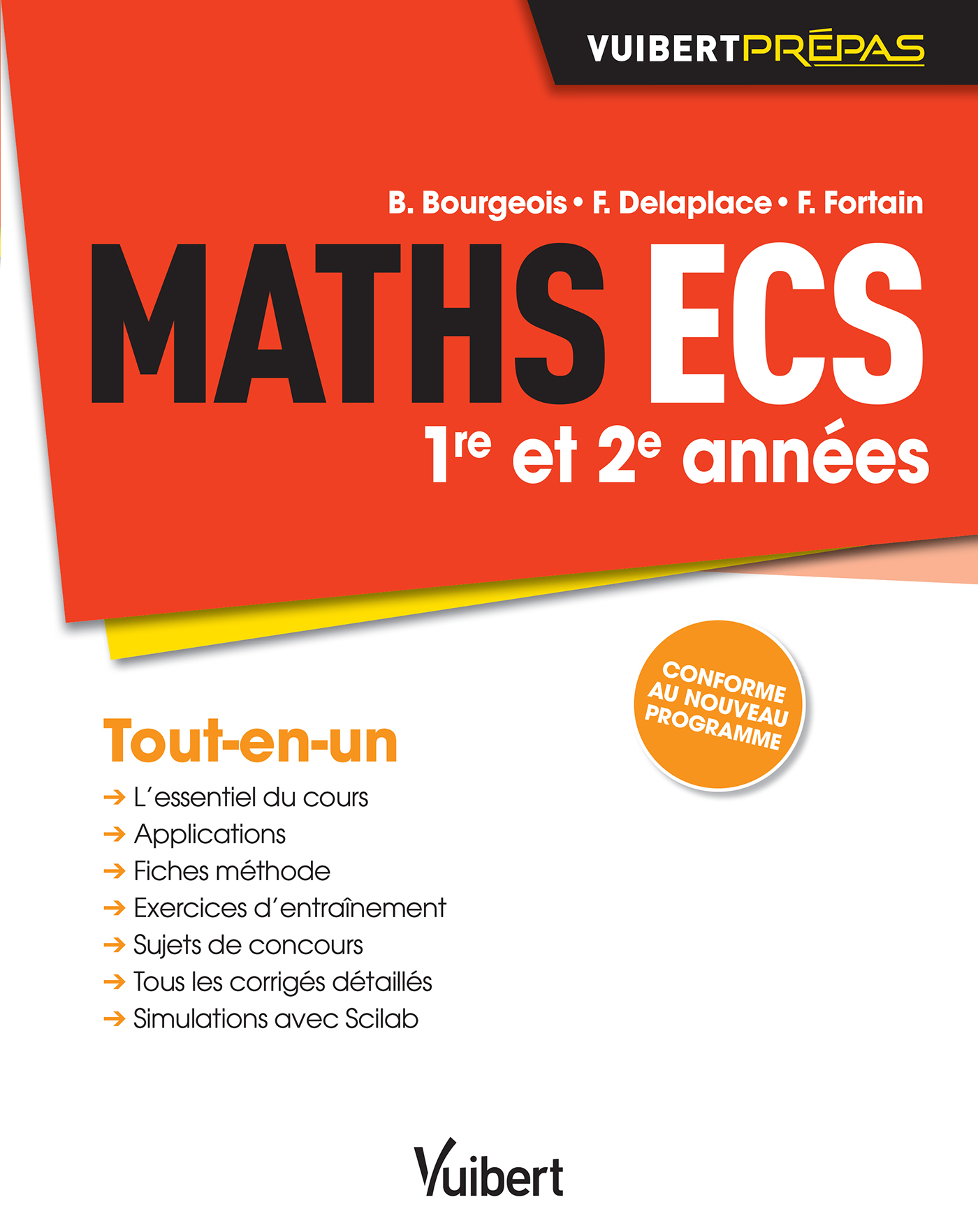 Mathématiques ECS - 1re et 2e années - Tout-en-un