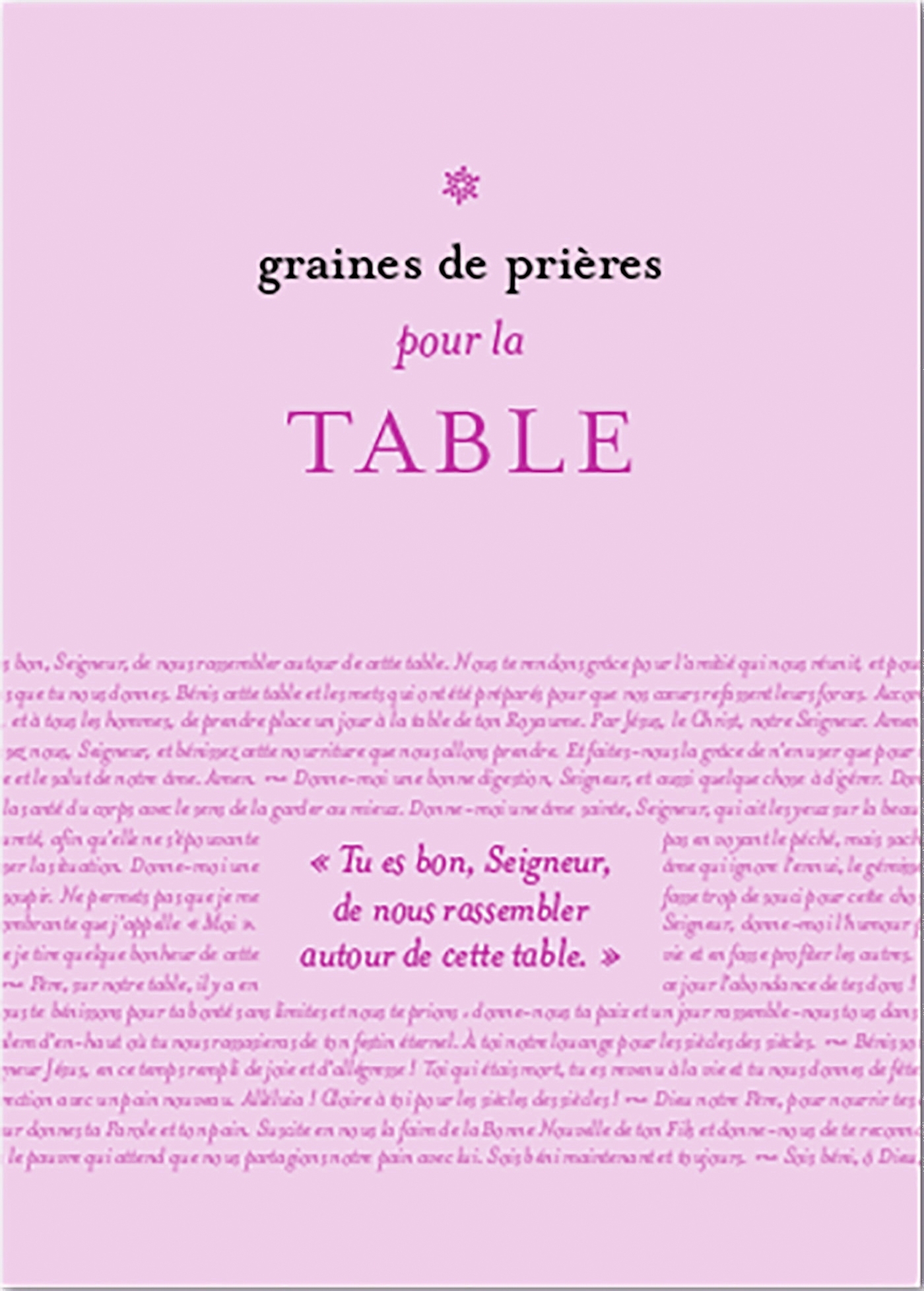 colis de 10 graines de prières pour la table