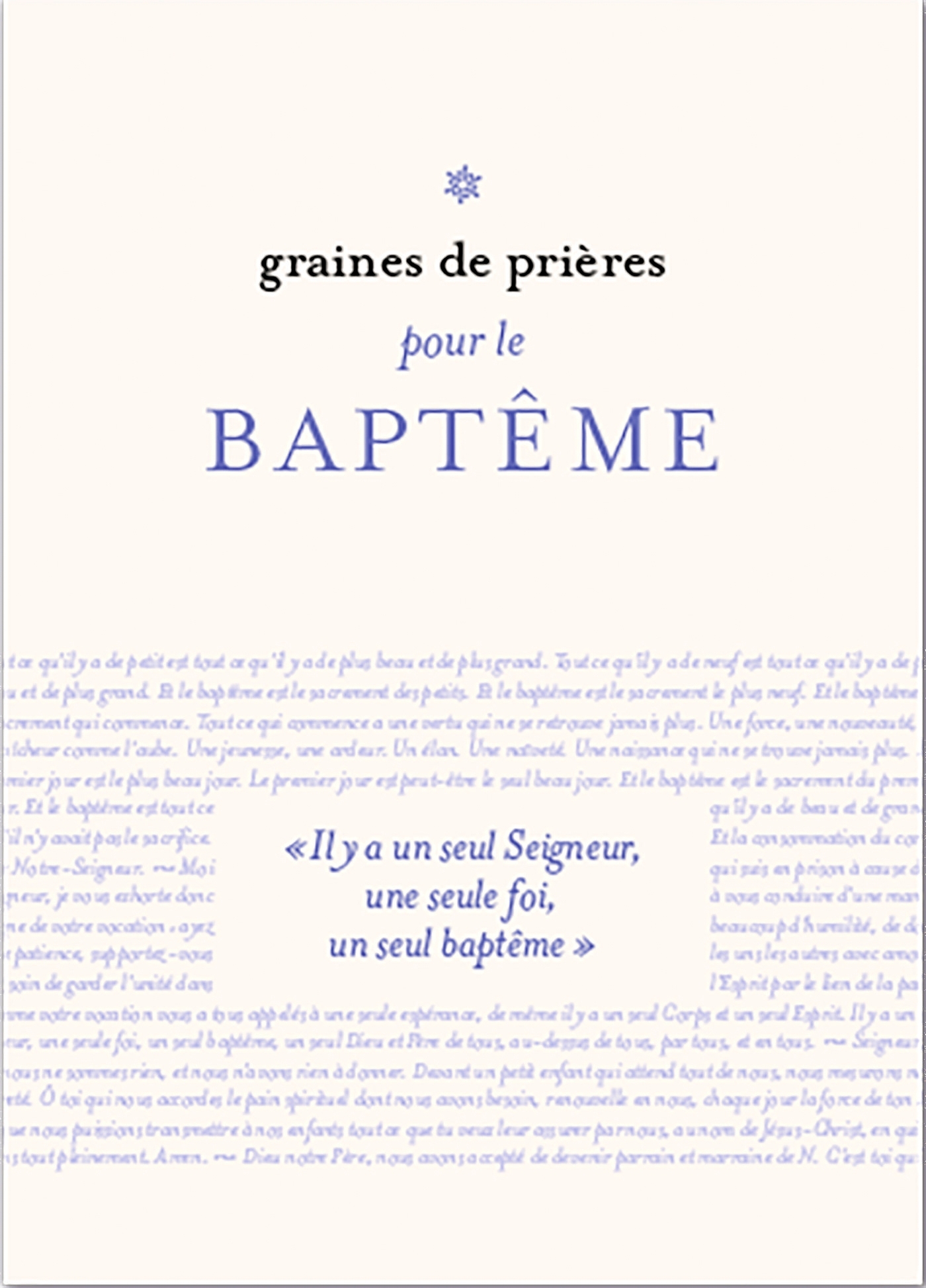 COLIS 10 EX GRAINES DE PRIERES BAPTEME