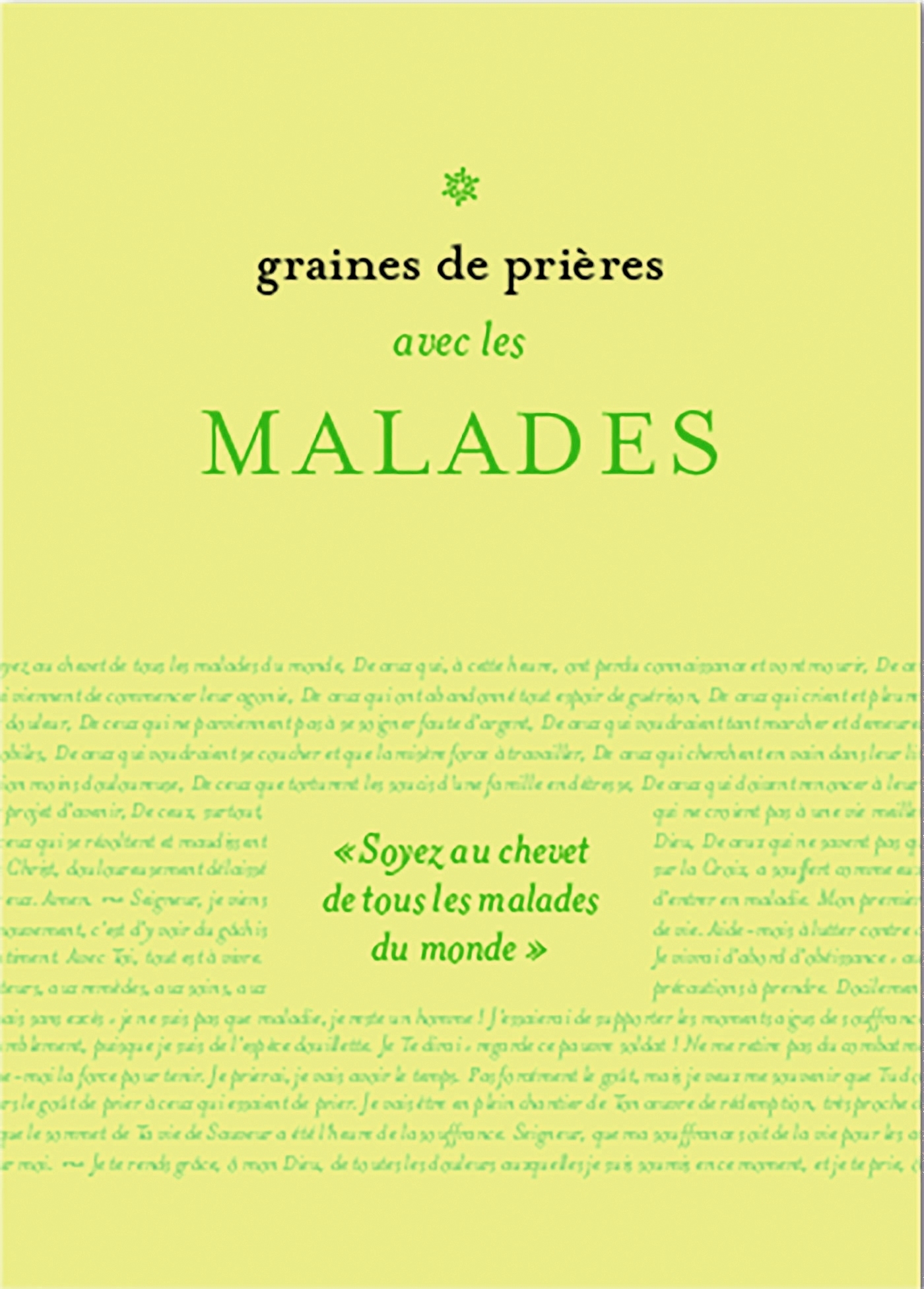COLIS 10 EX GRAINES DE PRIERES AVEC LES MALADES