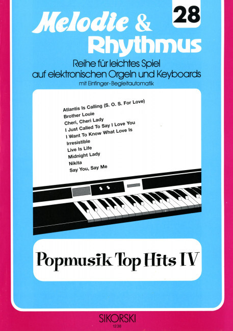 Melodie & Rhythmus, Heft 28: Popmusik Top Hits 4