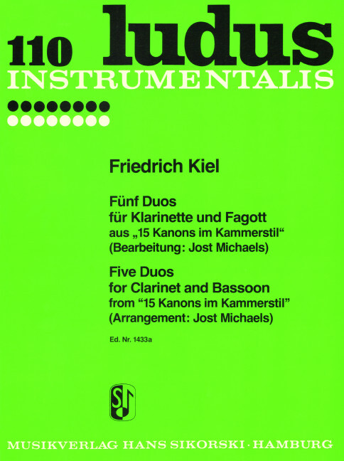 5 Duos aus "15 Kanons im Kammerstil"