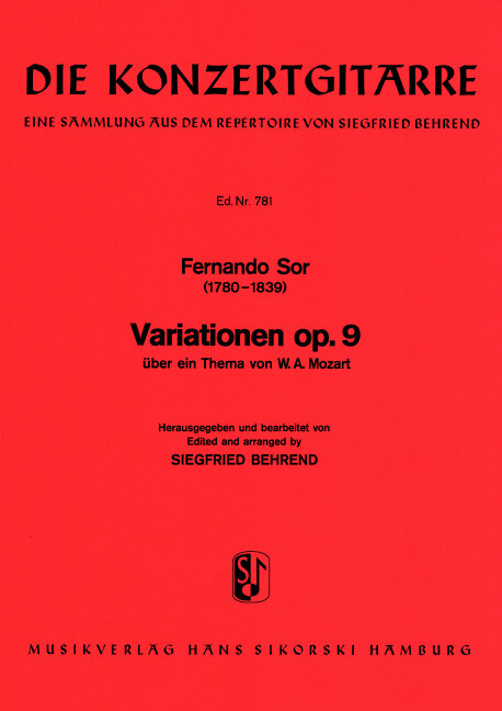 Variationen über ein Thema von W. A. Mozart