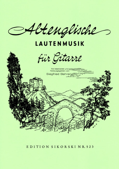 Alte europäische Lautenmusik für Gitarre