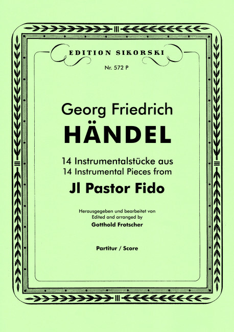 14 Instrumentalstücke aus "Il pastor fido"