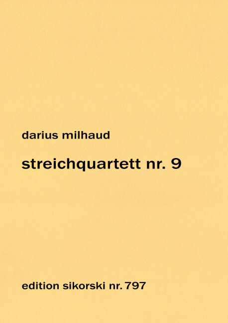 Streichquartett Nr. 9