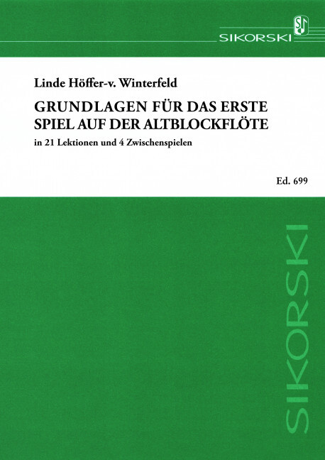 Grundlagen für das erste Spiel auf der Altblockflöte