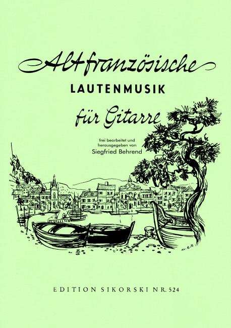 Alte europäische Lautenmusik für Gitarre