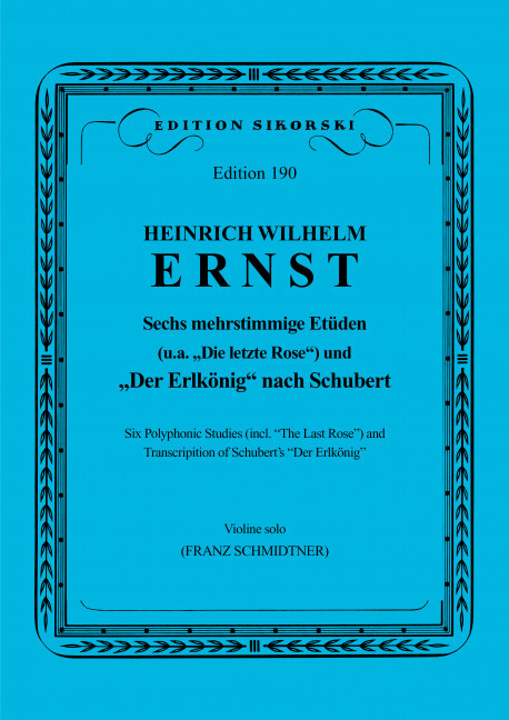 6 mehrstimmige Etüden / "Der Erlkönig" nach Schubert