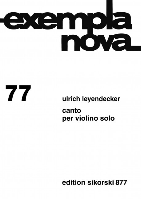 Canto per violino solo