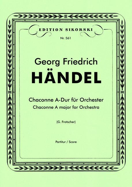 Chaconne A-Dur für Orchester