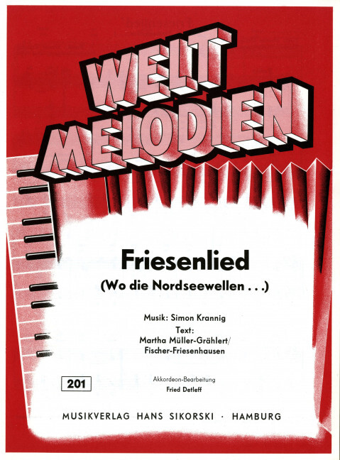 Friesenlied (Wo die Nordseewellen ...)