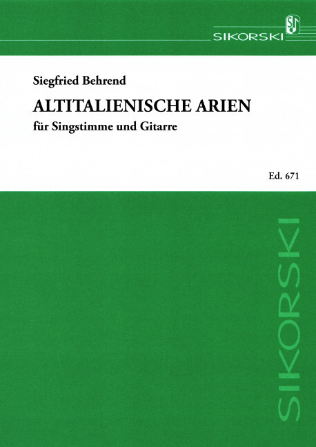 Altitalienische Arien