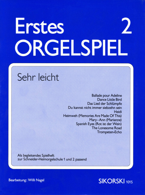 Erstes Orgelspiel