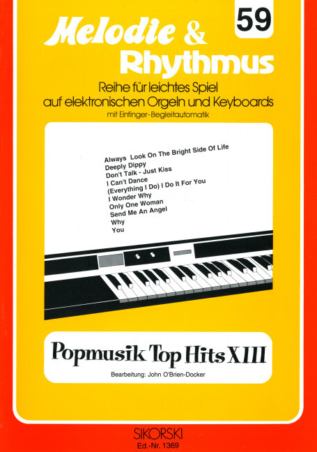 Melodie & Rhythmus, Heft 59: Popmusik Top Hits 13