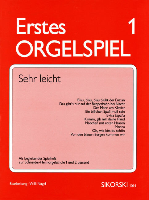 Erstes Orgelspiel
