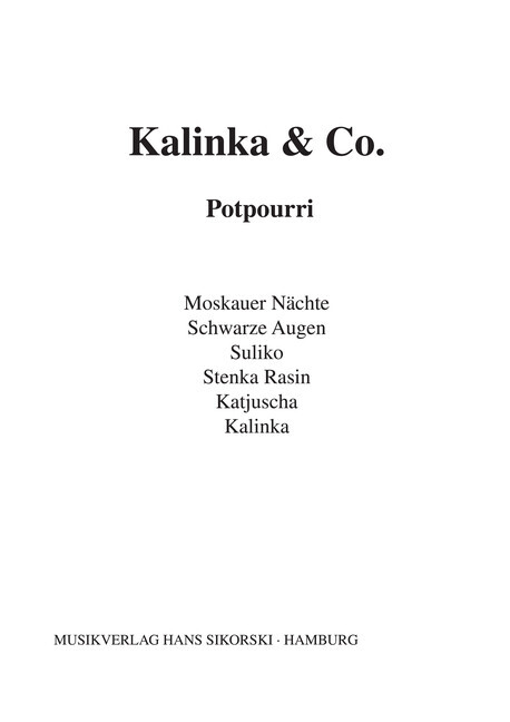 Kalinka & Co.