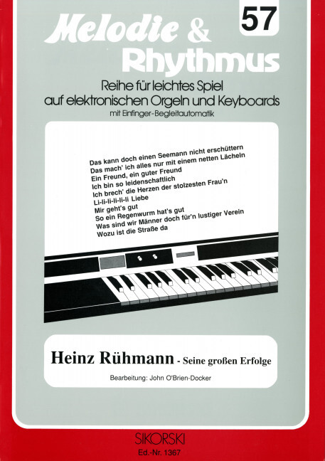 Melodie & Rhythmus, Heft 57: Heinz Rühmann - Seine großen Erfolge