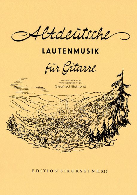 Alte europäische Lautenmusik für Gitarre