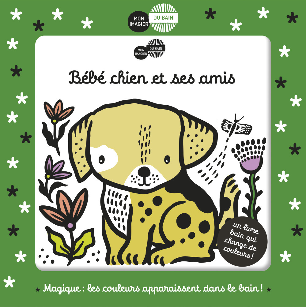Mon imagier du bain - Bébé chien et ses amis